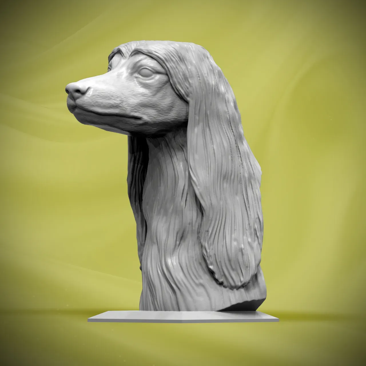 Printed Bust (Canine)